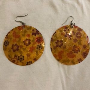 Gorgeous Floral Printed Earrings